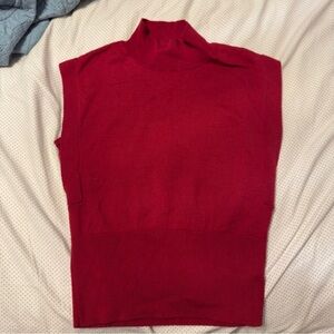 Banana Republic Red Turtleneck Sweater